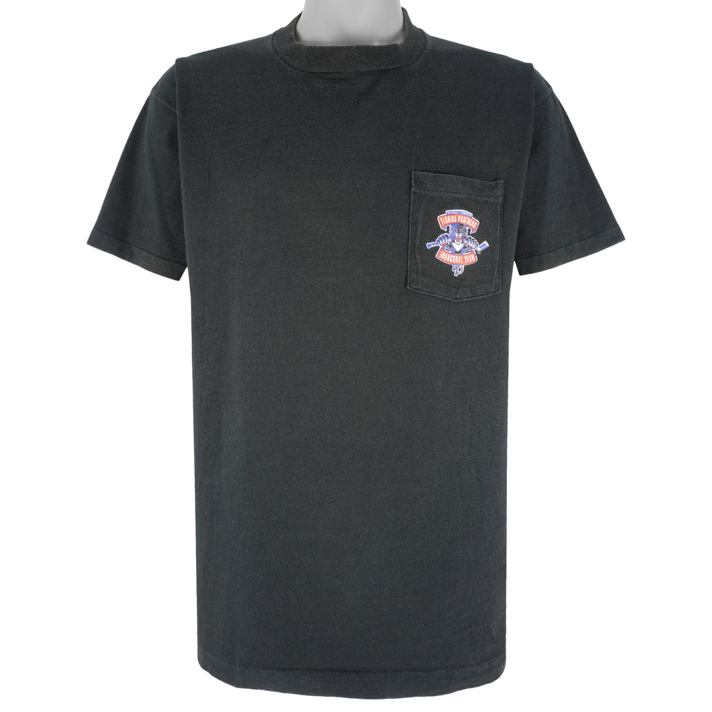 NHL - Florida Panthers Dangerous On Ice T-Shirt 1994 Large Vintage Retro Hockey