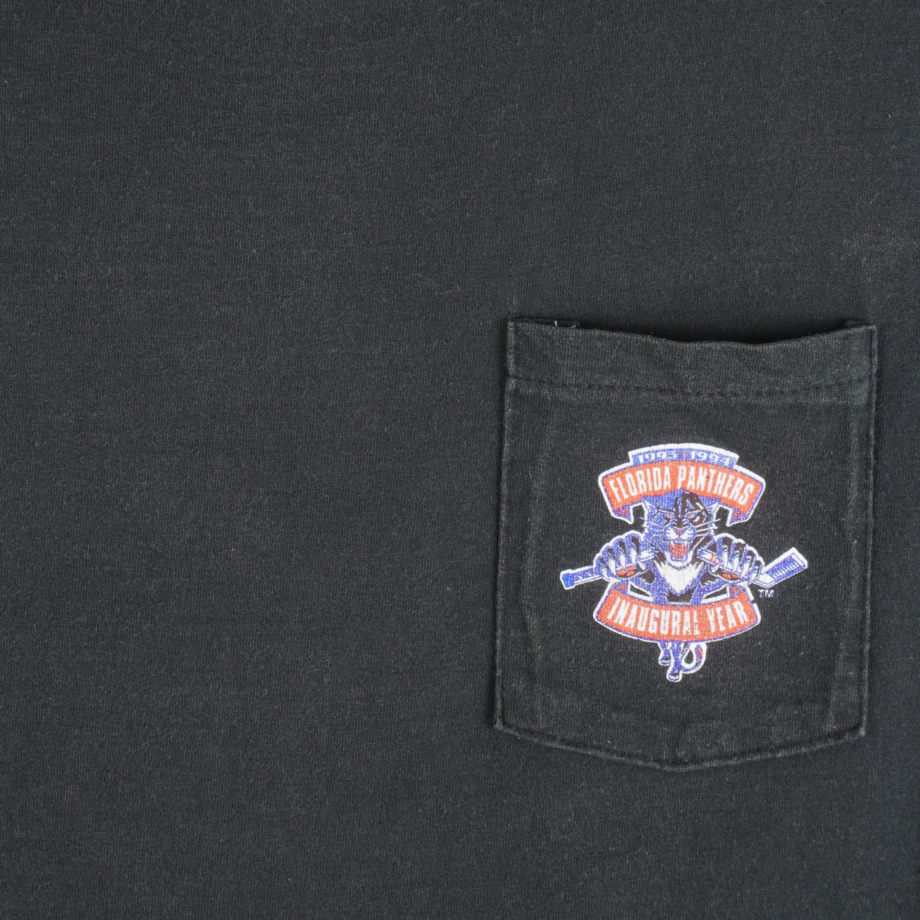 NHL - Florida Panthers Dangerous On Ice T-Shirt 1994 Large