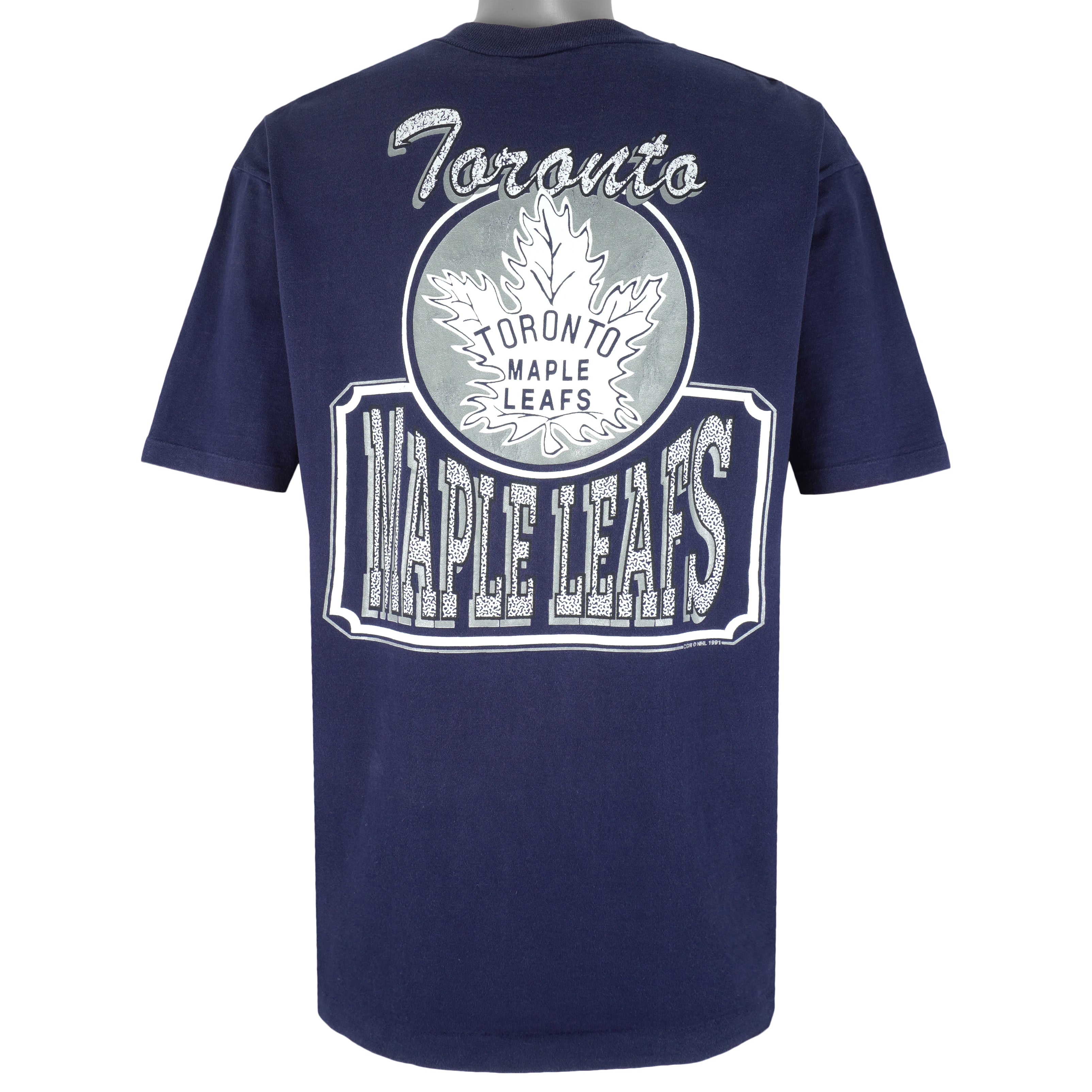 NHL (CGW) - Toronto Maple Leafs Spell-Out T-Shirt 1992 X-Large Vintage Retro Hockey
