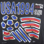 Vintage (Official Fan) - World Cup USA USA Single Stitch T-Shirt 1994 Large Vintage Retro