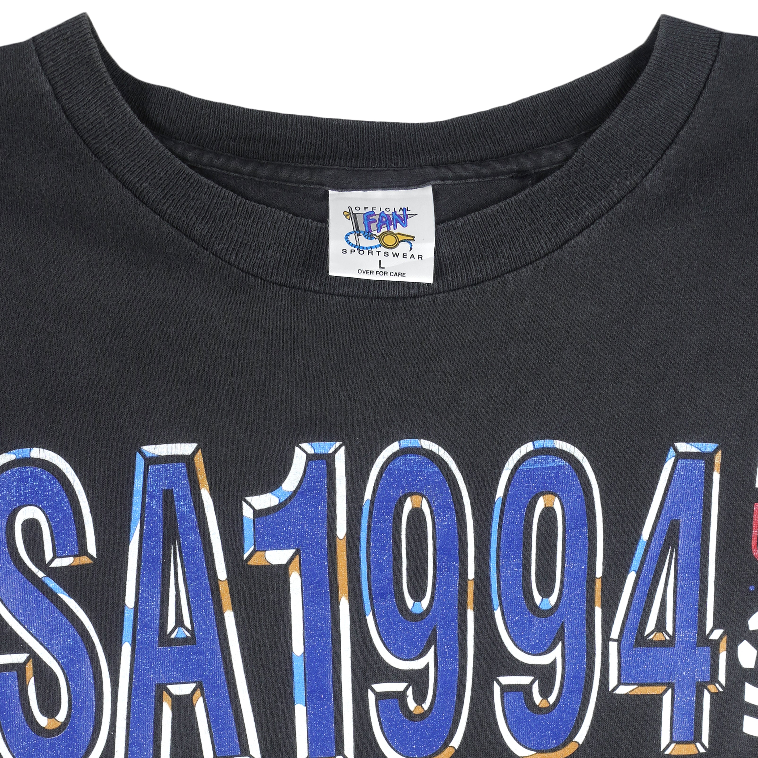 Vintage (Official Fan) - World Cup USA USA Single Stitch T-Shirt 1994 Large Vintage Retro