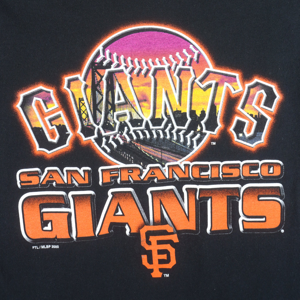 MLB - San Francisco Giants Single Stitch T-Shirt 2000 Large Vintage Retro Baseball