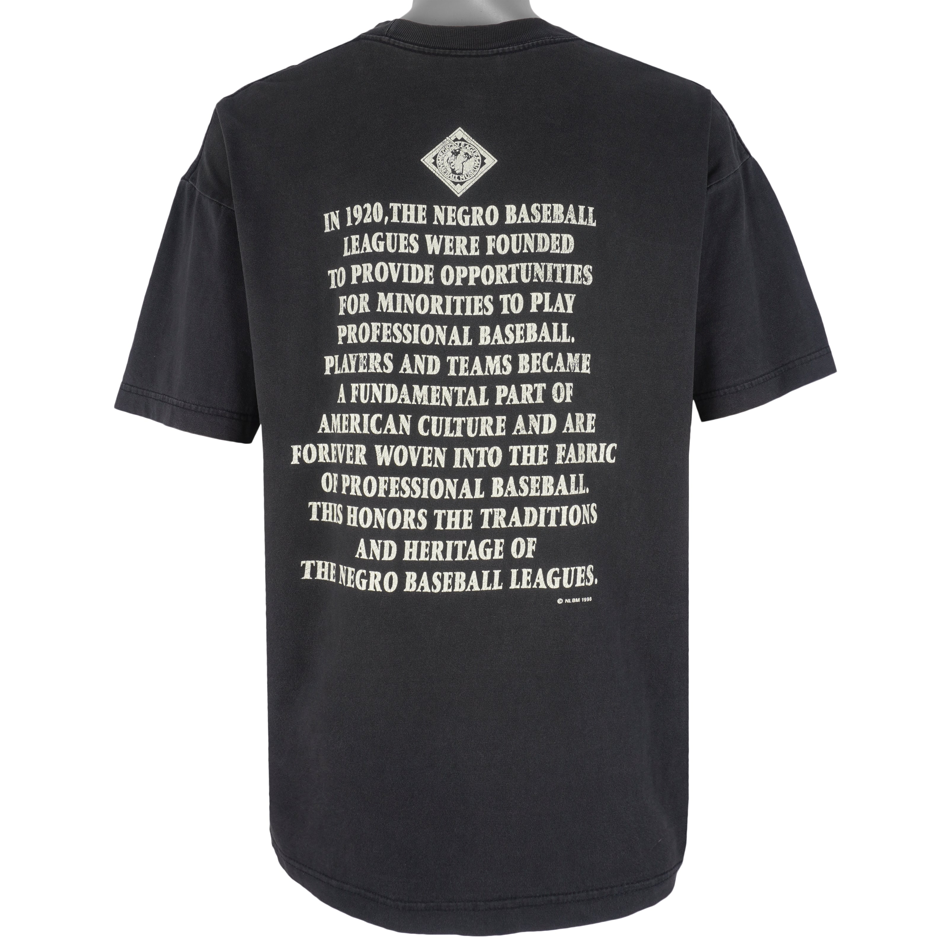 MLB (Champs) - Baltimore Black Sox The Spirit Of The Past T-Shirt 1998 X-Large Vintage Retro Baseball