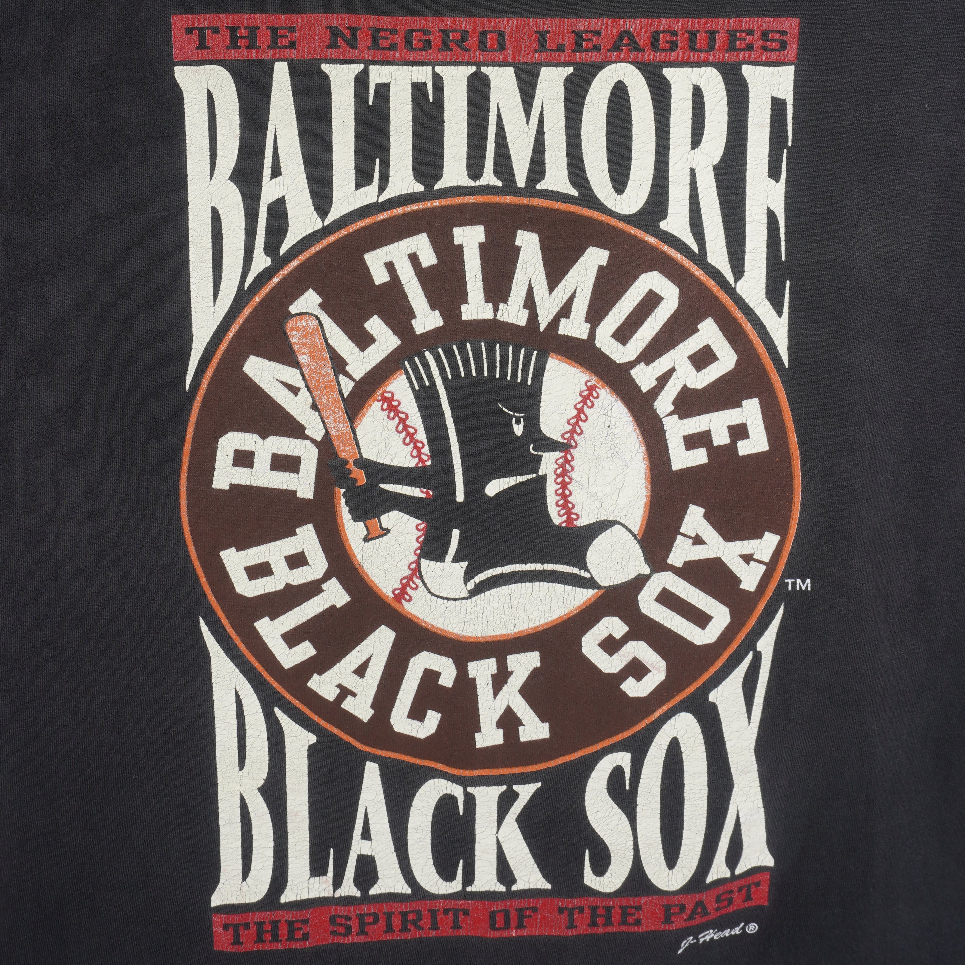 MLB (Champs) - Baltimore Black Sox The Spirit Of The Past T-Shirt 1998 X-Large Vintage Retro Baseball