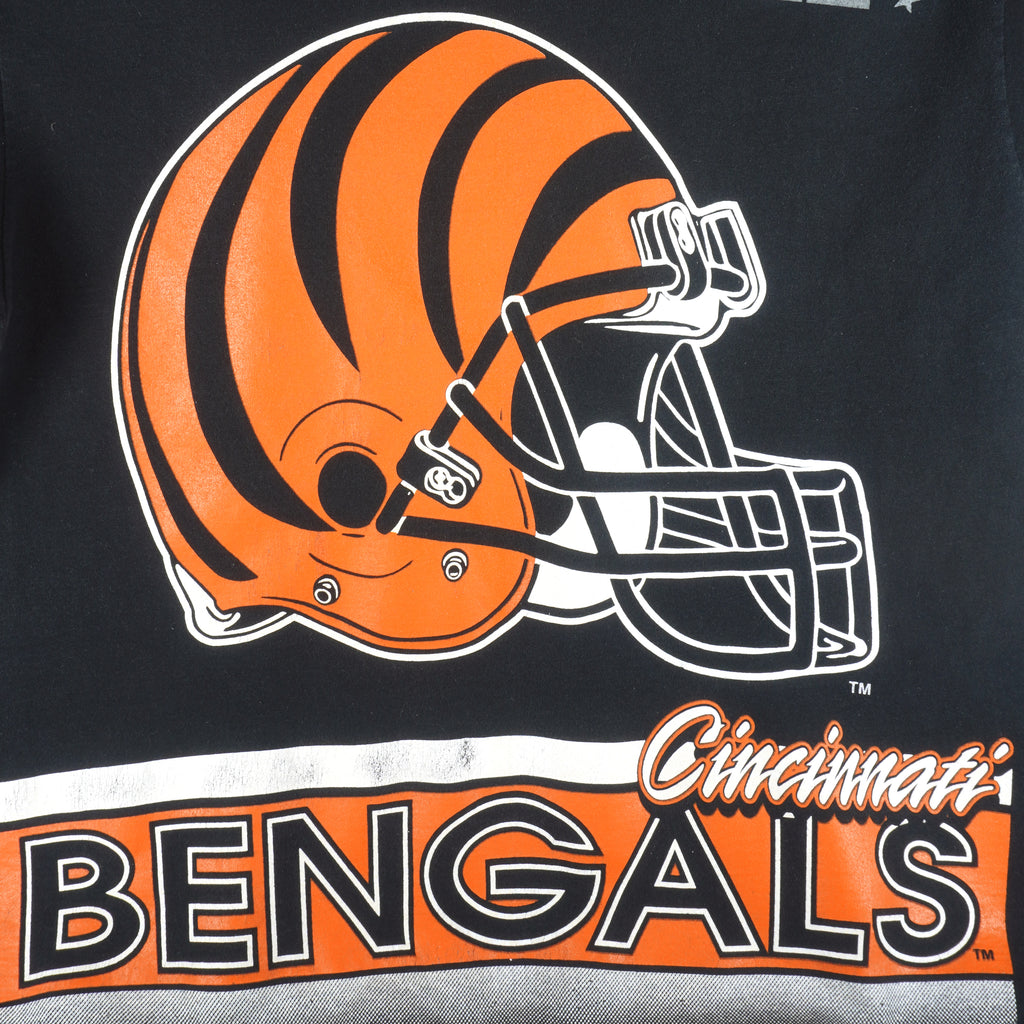 NFL (Salem) - Cincinnati Bengals All Over Print T-Shirt 1994 X-Large Vintage Retro Football