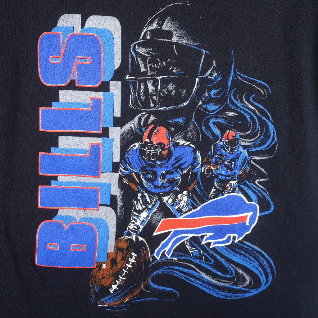 NFL (Jostens) - Buffalo Bills Underlayer T-Shirt 1990s Medium Vintage Retro Football
