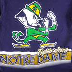 NCAA (Salem) - Notre Dame Fighting Irish Spell-Out T-Shirt 1990s Large Vintage Retro Football College