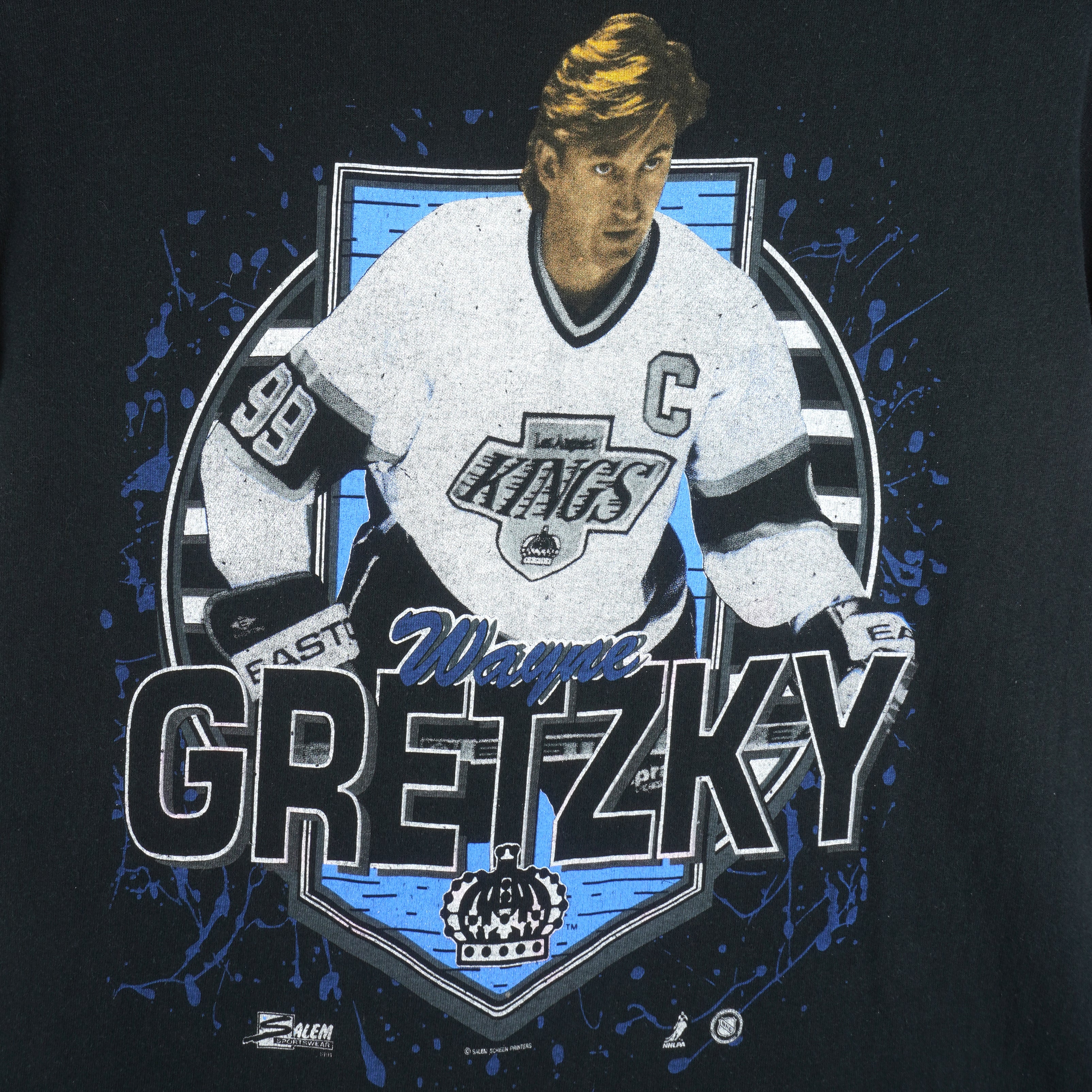 Los Angeles Kings Wayne Gretzky Official Green Old Time Hockey