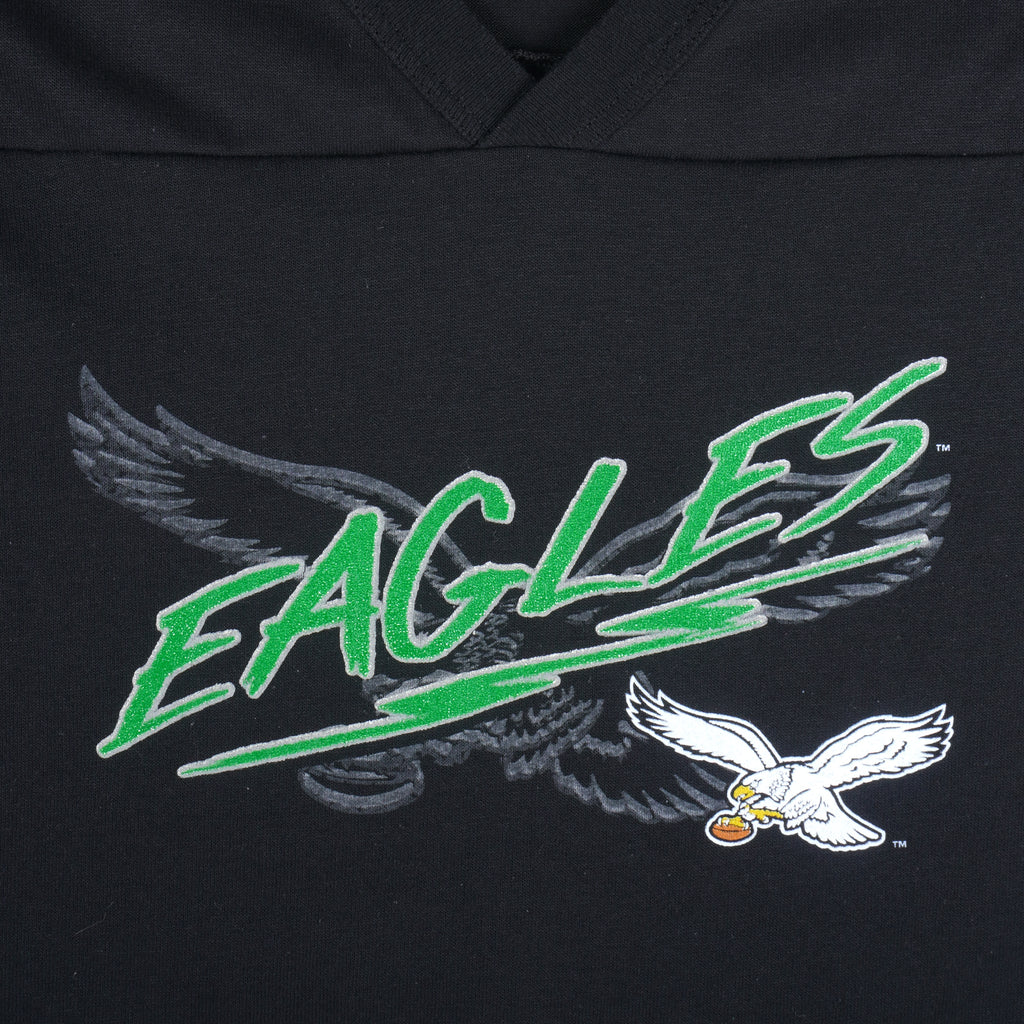 NFL (GTS) - Philadelphia Eagles Spell-Out Football Jersey 1990s Medium Vintage Retro Football