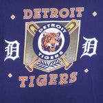 MLB (Hanes) - Detroit Tigers T-Shirt 1990 X-Large Vintage Retro Baseball
