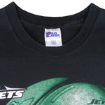 NFL (Pro Player) - New York Jets Spell-Out T-Shirt 1990s X-Large Vintage Retro Football