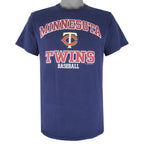MLB (Genuine Merchandise) - Minnesota Twins T-Shirt 1990s Medium Vintage Retro Baseball