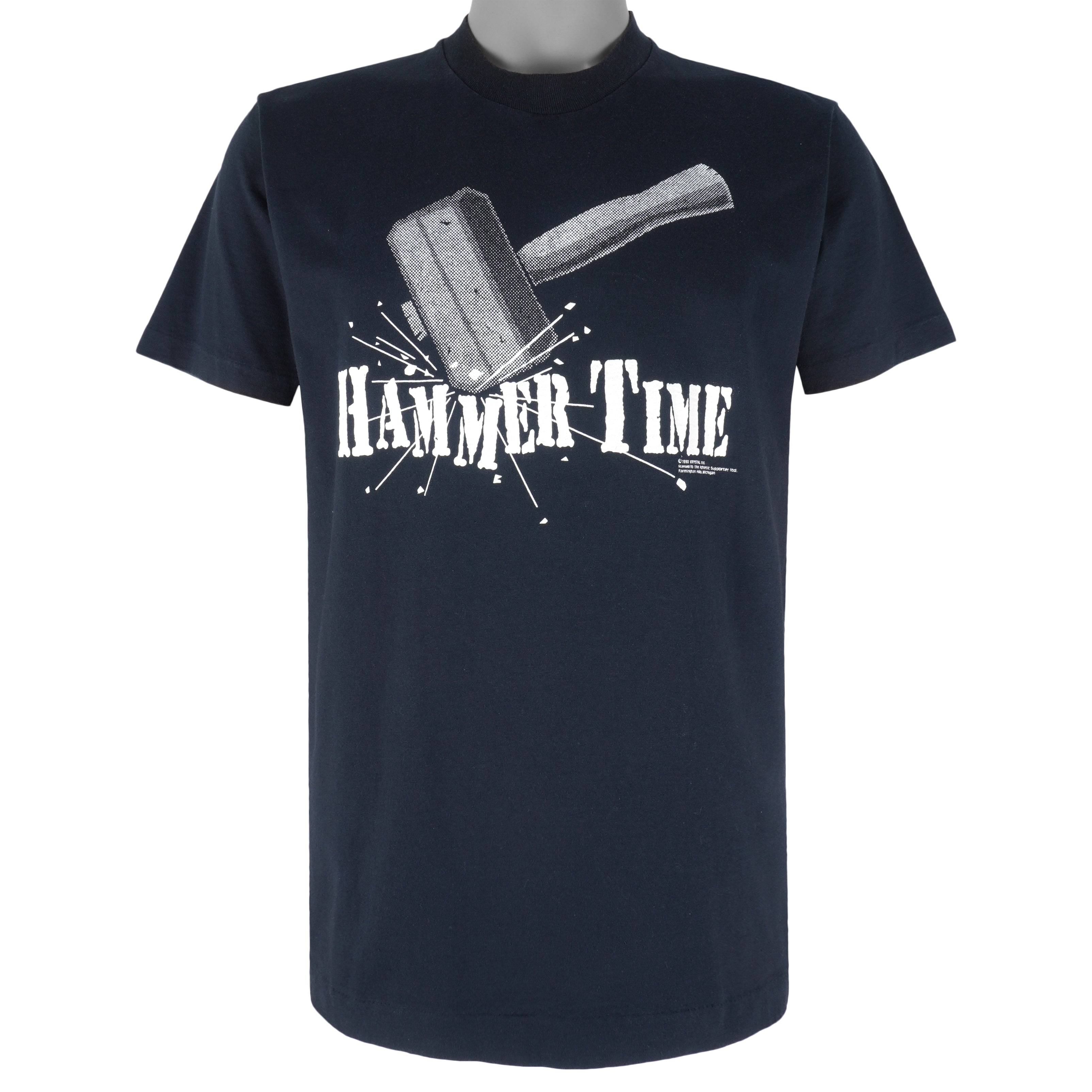 Detroit Bad Boys Black Hammer Time T-Shirt X-Large