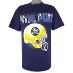 NCAA (TNT) - Notre Dame Fighting Irish Helmet T-Shirt 1990s X-Large