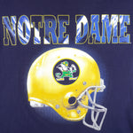 NCAA (TNT) - Notre Dame Fighting Irish Helmet T-Shirt 1990s X-Large Vintage Retro Football College