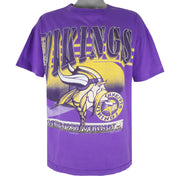 NFL (Magic Johnson Ts) - Minnesota Vikings T-Shirt 1994 X-Large Vintage Retro Football