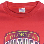 NHL (Hanes) - Florida Panthers Single Stitch T-Shirt 1990s XX-Large Vintage Retro Hockey