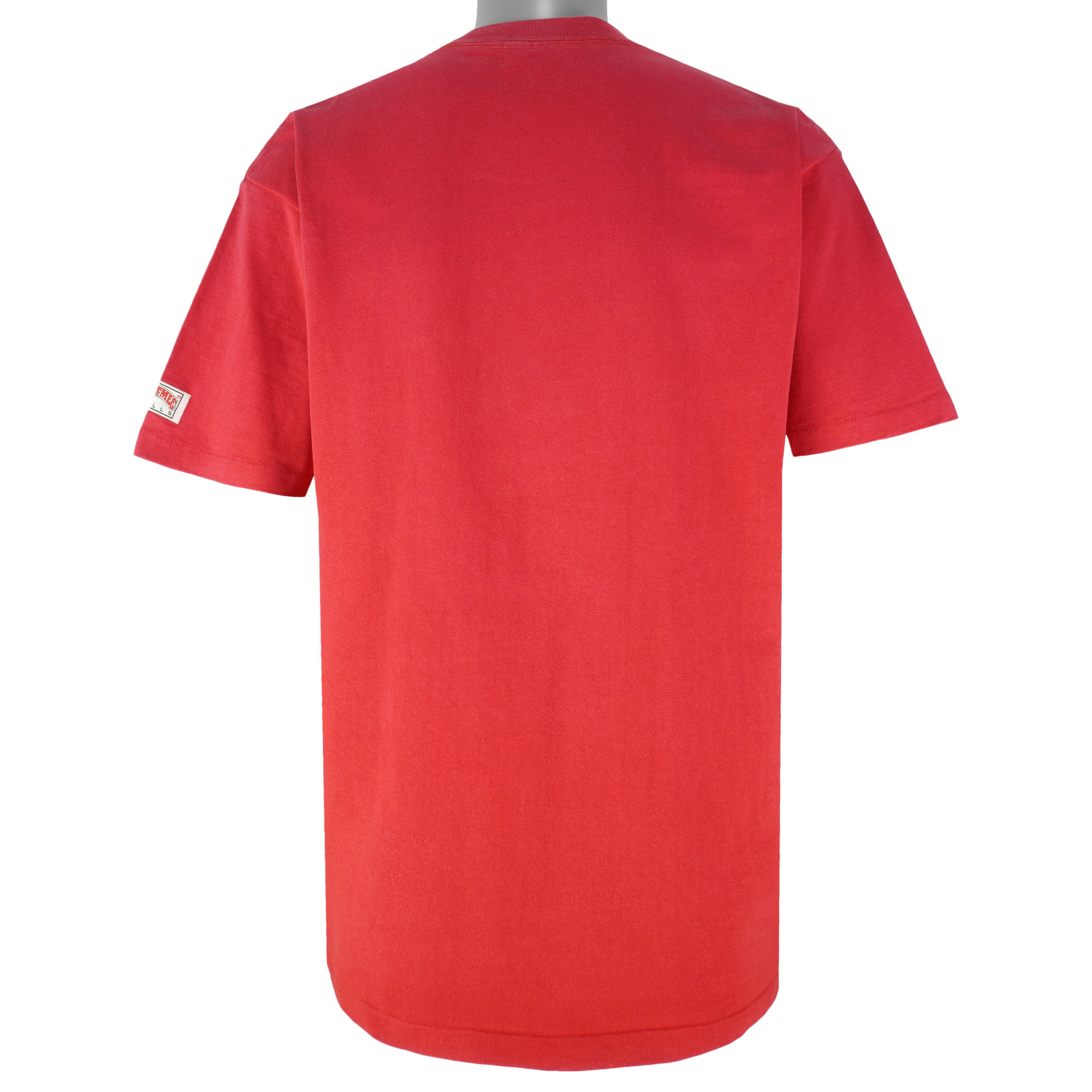 NBA (Nutmeg) - Chicago Bulls Spell-Out Single Stitch T-Shirt 1990s Large Vintage Retro Basketball