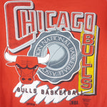 NBA (Trench) - Chicago Bulls Single Stitch T-Shirt 1990s Large Vintage Retro Basketball