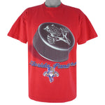 NHL (Signal Sport) - Florida Panthers Puck T-Shirt 1990s X-Large