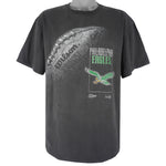 NFL (Salem) - Philadelphia Eagles Football Single Stitch T-Shirt 1992 X-Large