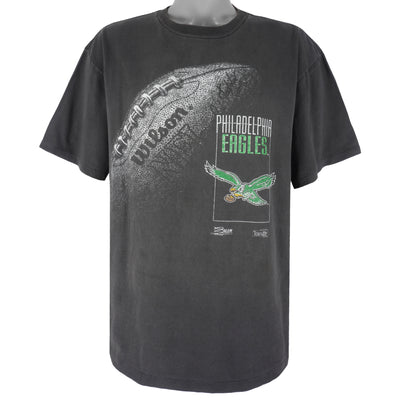 NFL (Salem) - Philadelphia Eagles Football Single Stitch T-Shirt 1992 X-Large