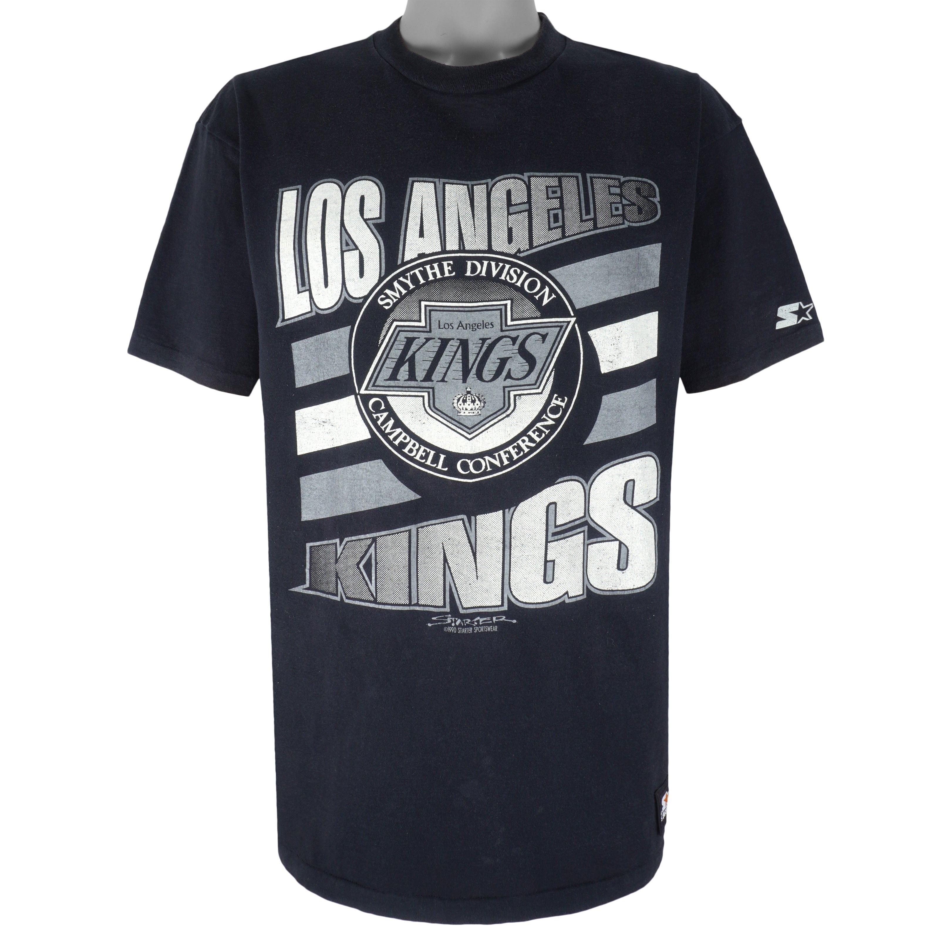 NHL (Eastport By Starter) - Los Angeles Kings T-Shirt 1990 X-Large Vintage Retro Hockey