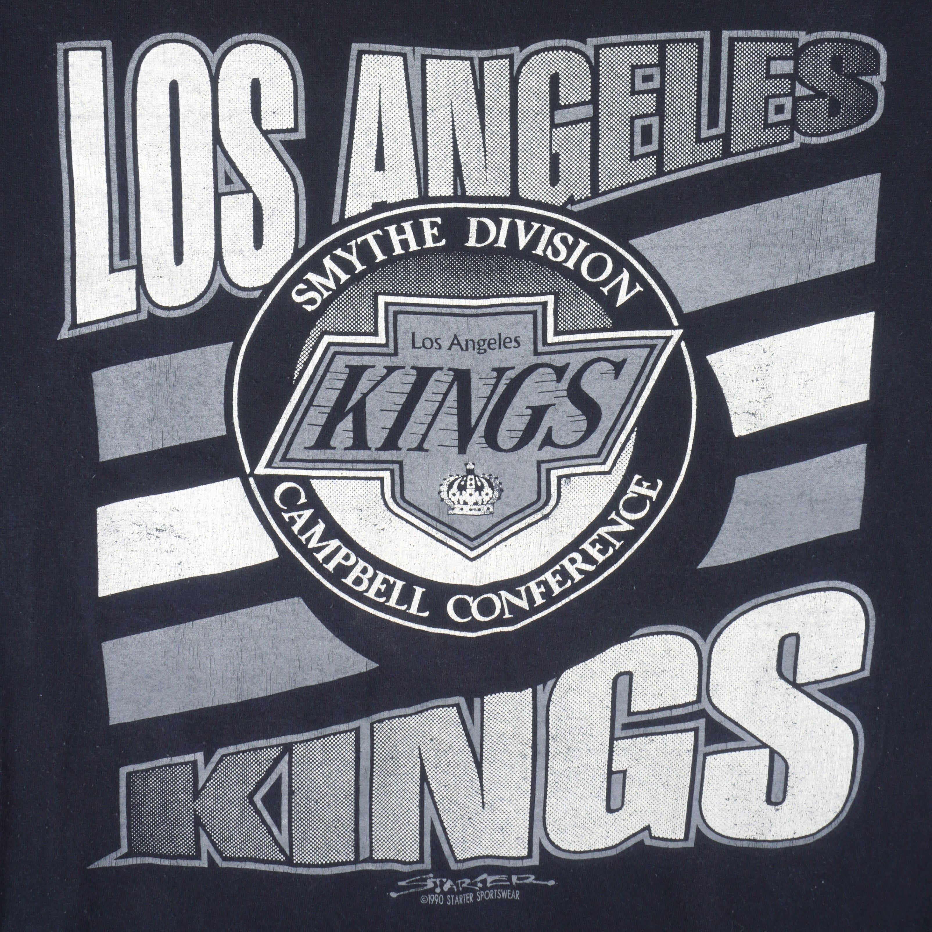 NHL (Eastport By Starter) - Los Angeles Kings T-Shirt 1990 X-Large Vintage Retro Hockey