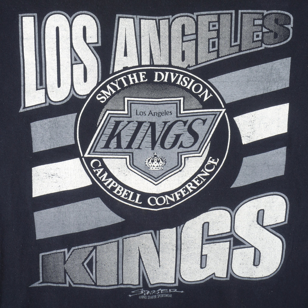 NHL (Eastport By Starter) - Los Angeles Kings T-Shirt 1990 X-Large Vintage Retro Hockey