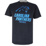 NFL - Carolina Panthers Football Spell-Out T-Shirt 2000s Medium