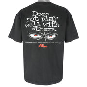 Vintage (No Fear) - Does Not Play Well With Others T-Shirt 1990s Large vintage Retro