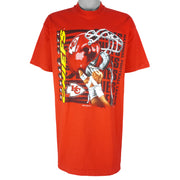 NFL - Kansas City Chiefs Helmet T-Shirt 1996 X-Large Vintage Retro Football