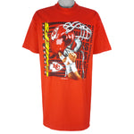 NFL - Kansas City Chiefs Helmet T-Shirt 1996 X-Large Vintage Retro Football