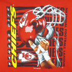 NFL - Kansas City Chiefs Helmet T-Shirt 1996 X-Large Vintage Retro Football
