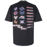 Vintage (DP) - XFL Kickoff Tour Football T-Shirt 2001 X-Large Vintage Retro Football