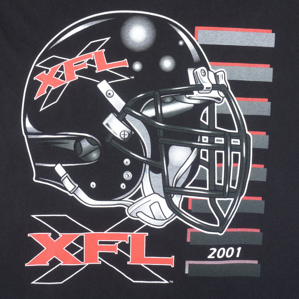 Vintage (DP) - XFL Kickoff Tour Football T-Shirt 2001 X-Large Vintage Retro Football