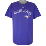 MLB (Majestic) - Toronto Blue Jays Marcus Stroman 6 T-Shirt 2000s Large Vintage Retro Baseball