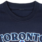 MLB (Bulletin Athletic) - Toronto Blue Jays Skyline Maple Leaf T-Shirt 2001 Large