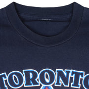 MLB (Bulletin Athletic) - Toronto Blue Jays Skyline Maple Leaf T-Shirt 2001 Large