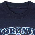 MLB (Bulletin Athletic) - Toronto Blue Jays Skyline Maple Leaf T-Shirt 2001 Large
