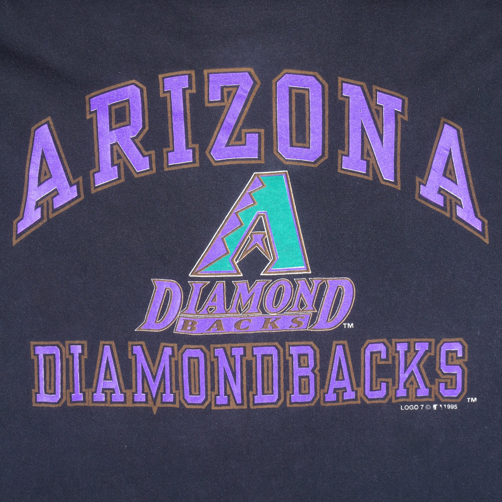 MLB (Logo 7) - Arizona Diamondbacks Single Stitch T-Shirt 1995 XX-Large Vintage Retro Baseball