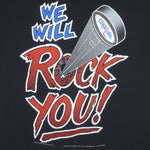 NHL (Hanes) - Washington Capitals We Will Rock You T-Shirt 1993 Large Vintage Retro Hockey