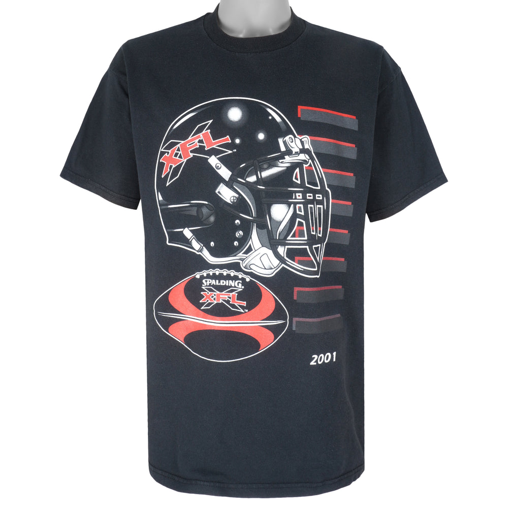 Vintage (Jerzees) - XFL Kickoff Tour Football T-Shirt 2001 Large 