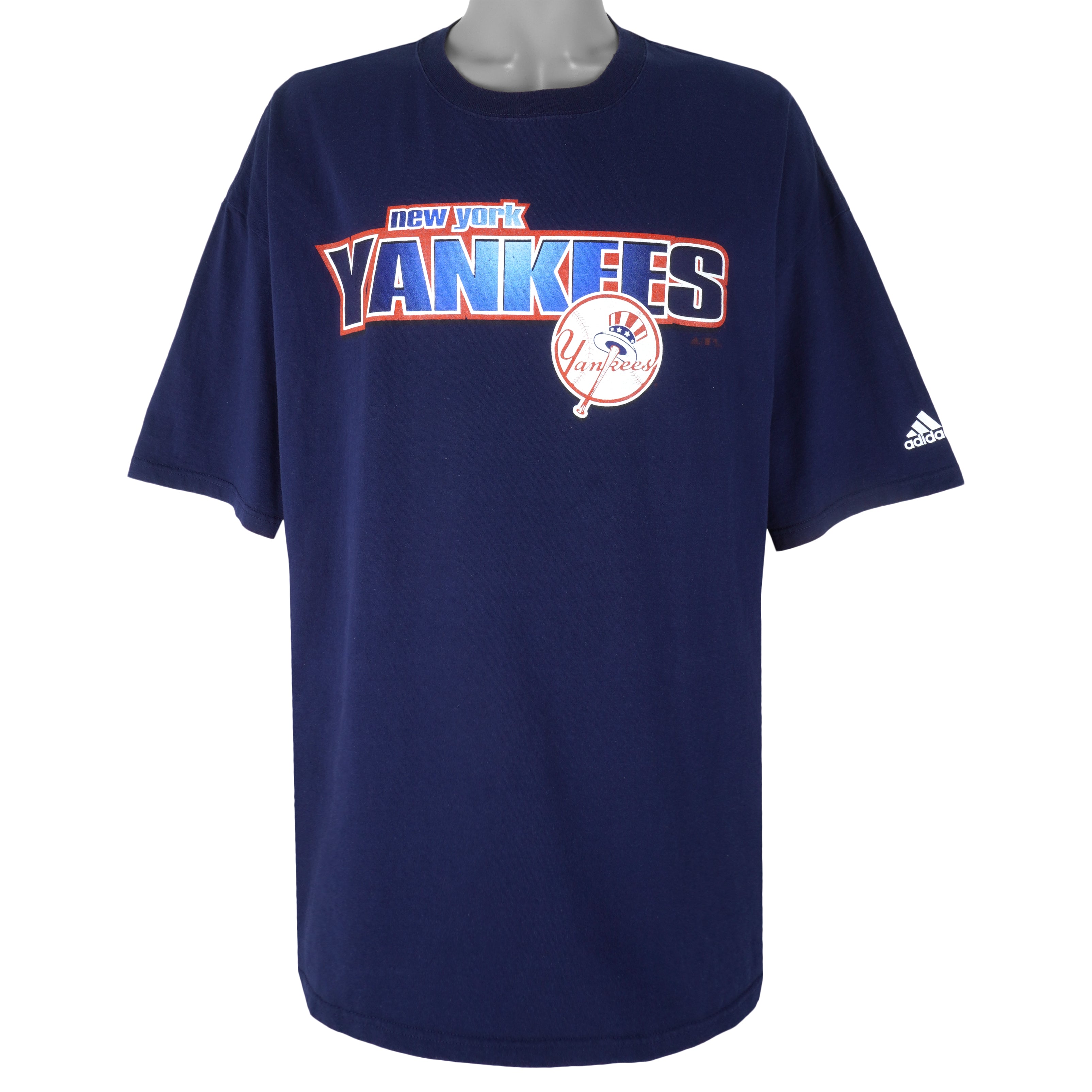 Adidas - New York Yankees T-Shirt 2000s XX-Large Vintage Retro Baseball