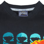 NHL (Softwear) - Calgary Flames Single Stitch T-Shirt 1990 Medium Vintage Retro Hockey