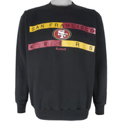 NFL (Riddell) - San Francisco 49ers Crew Neck Sweatshirt 1990s Medium Vintage Retro