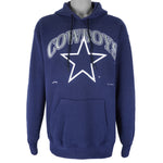 NFL (Lee) - Dallas Cowboys Hooded Sweatshirt 1990s Large