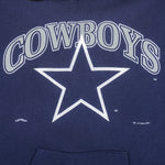 NFL (Lee) - Dallas Cowboys Hooded Sweatshirt 1995 Medium Vintage Retro Football