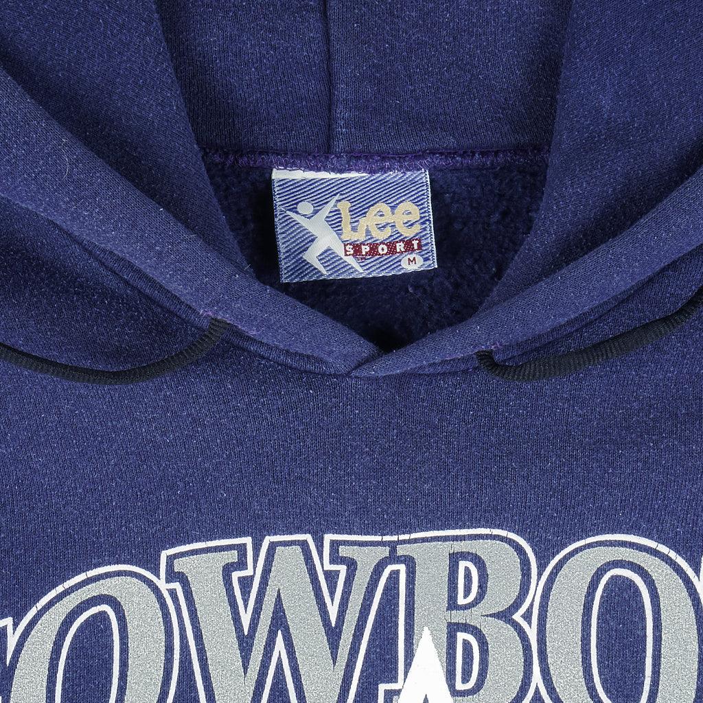 NFL (Lee) - Dallas Cowboys Hooded Sweatshirt 1995 Medium Vintage Retro Football