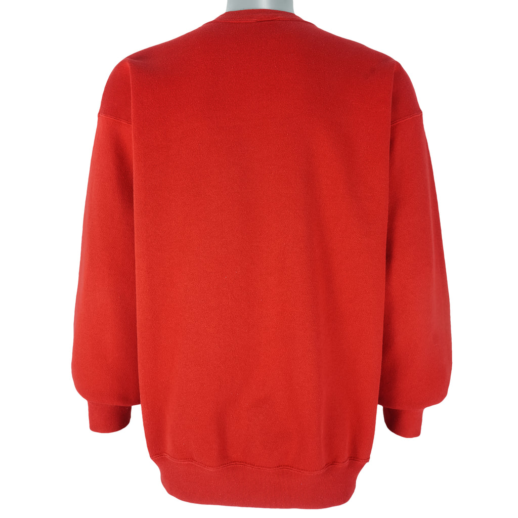 NFL (Logo 7) - Kansas City Chiefs Division Champions Crew Neck Sweatshirt 1993 X-Large
